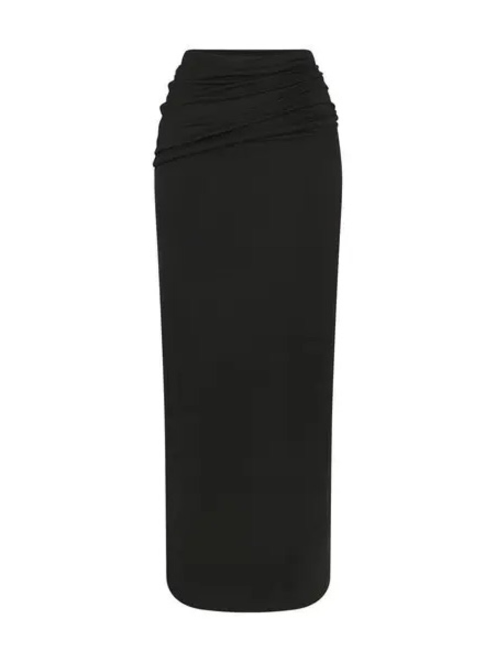 NEW SKIMS CLOUD FOLDOVER LONG SKIRT IN ONYX XS